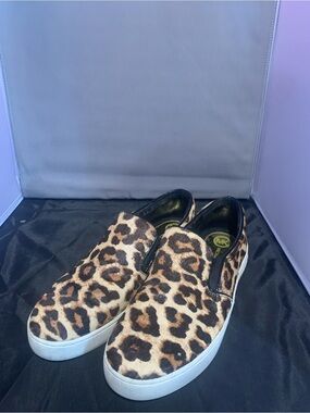 Women’s Michael Kors Leopard Print Slip-On Sneakers
